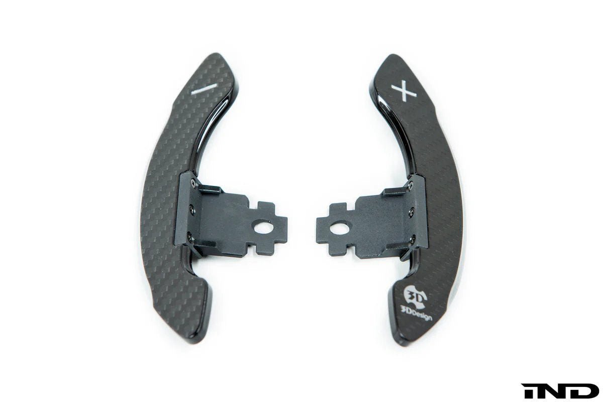 3DDesign Carbon Shift Paddles for F9x and Gxx BMW Vehicles and A9x Toyota Supra [6101-00332/6101-00333]