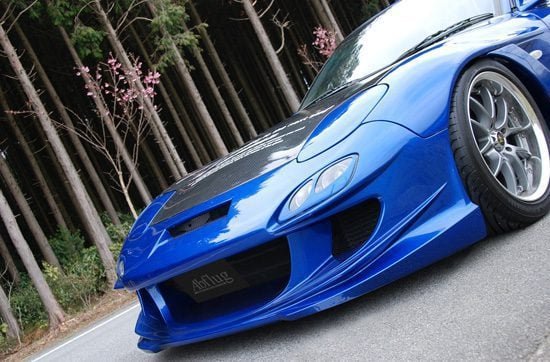 Abflug Front Bumper Spoiler Ver. CV for 1993-2002 Mazda RX-7 [FD3S]