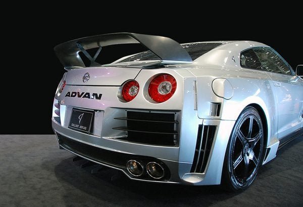 AbFlug Rear Bumper Spoiler Fin Set (CFRP) for 2009-19 Nissan GT-R [R35] 20141340003