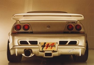 Abflug Rear Bumper Spoiler for 1993-98 Nissan Skyline GT-R [R33]