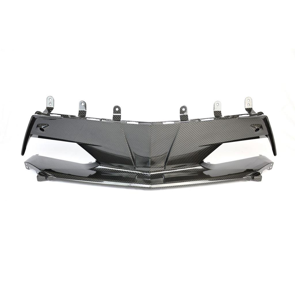 APR Performance Carbon Fiber Front Bumper Center Bezel for C8 Chevrolet Corvette Stingray