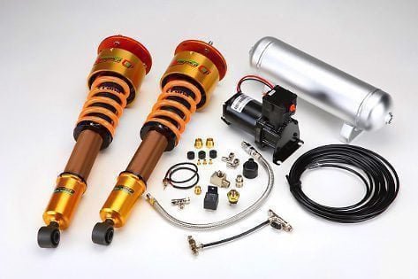 Aragosta 9+1K/10+3K Type S Suspension Kit w/ 4 Cup Lift & Pillowball Upper Mounts for 996 Porsche 911 Turbo