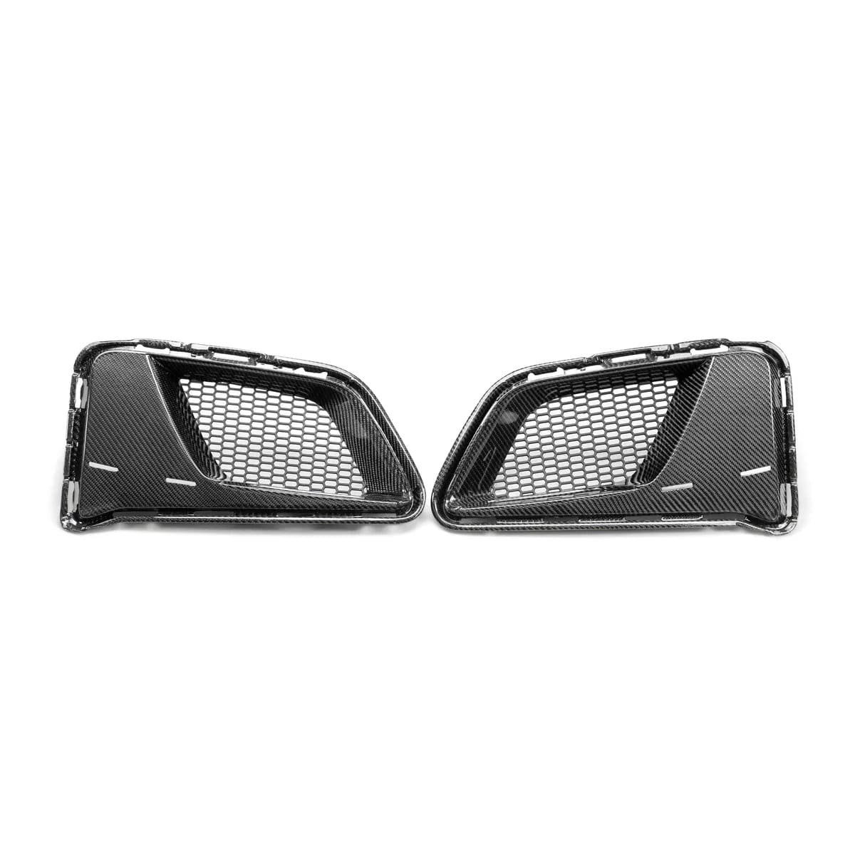 Auto Addict Carbon 6th Gen ZL1 Front Bumper Bezels (for AA front bumper conversion) for 5th Gen Chevrolet Camaro LT, RS, SS, and ZL1