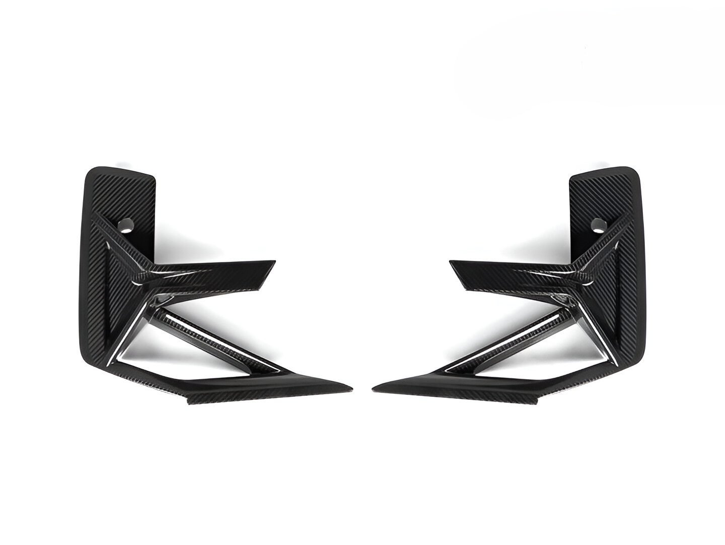 AutoTecknic Dry Carbon Front Bumper Trim Set for F9X BMW X3M / X4M