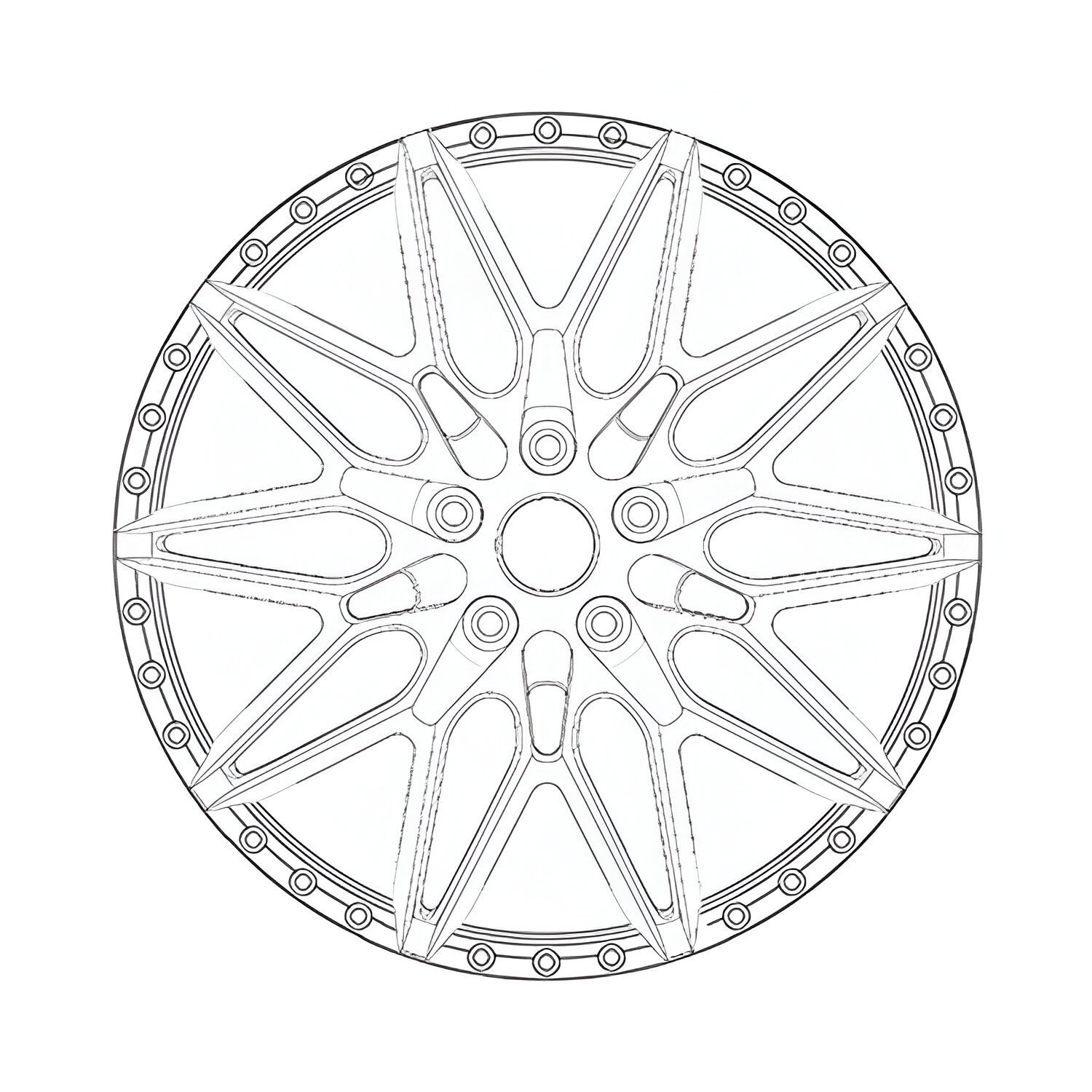 Avant Garde Custom Forged Series F263 Three-Piece Wheel