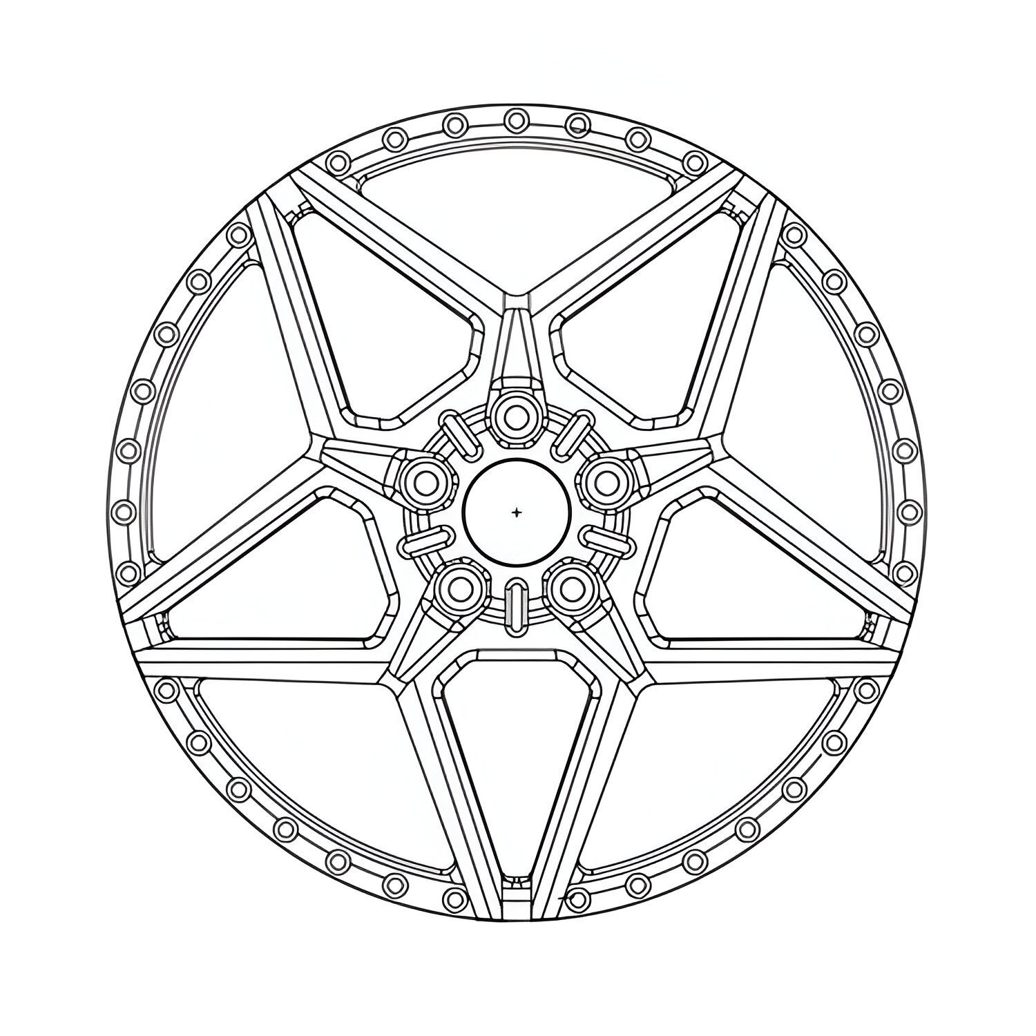 Avant Garde Custom Forged Series F439 Three-Piece Wheel