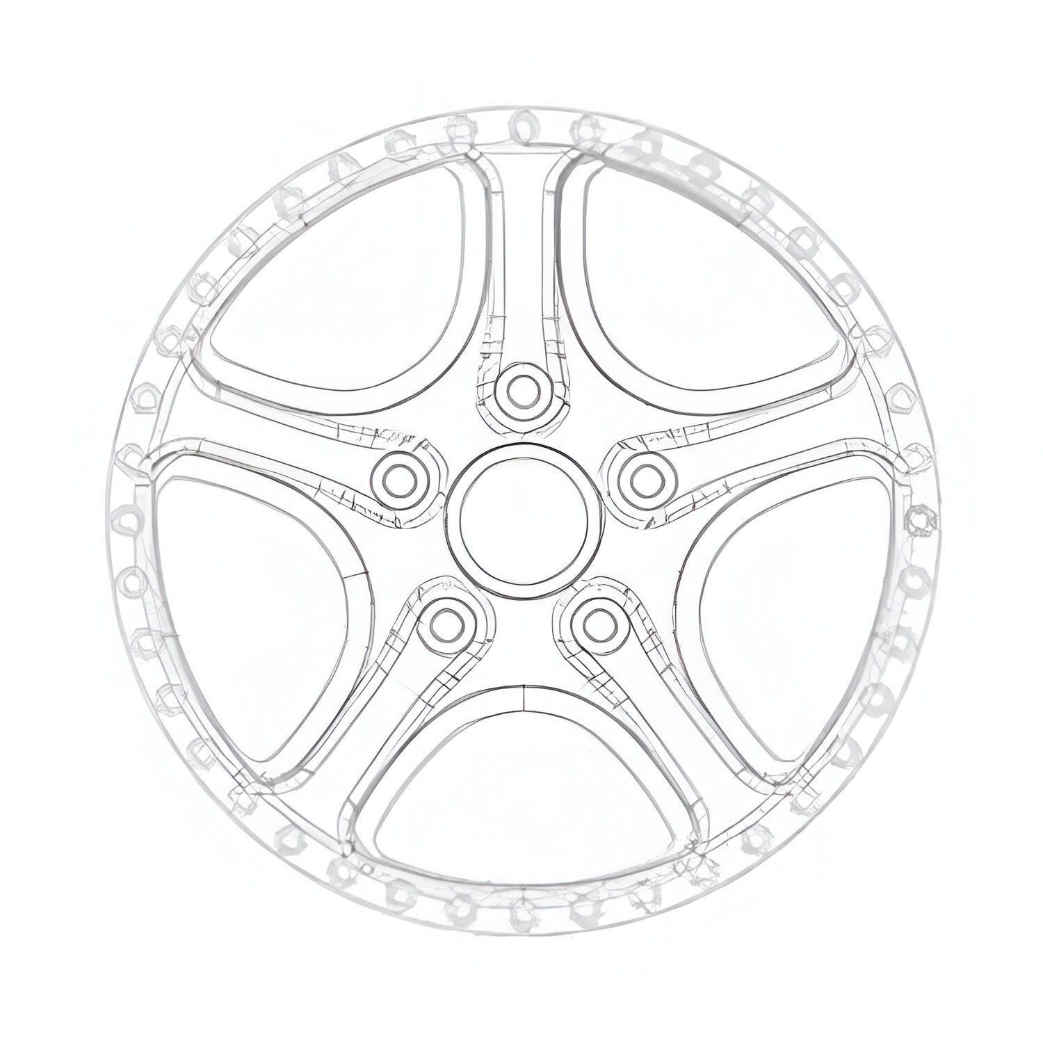 Avant Garde Custom Forged Series F534 Three-Piece Wheel