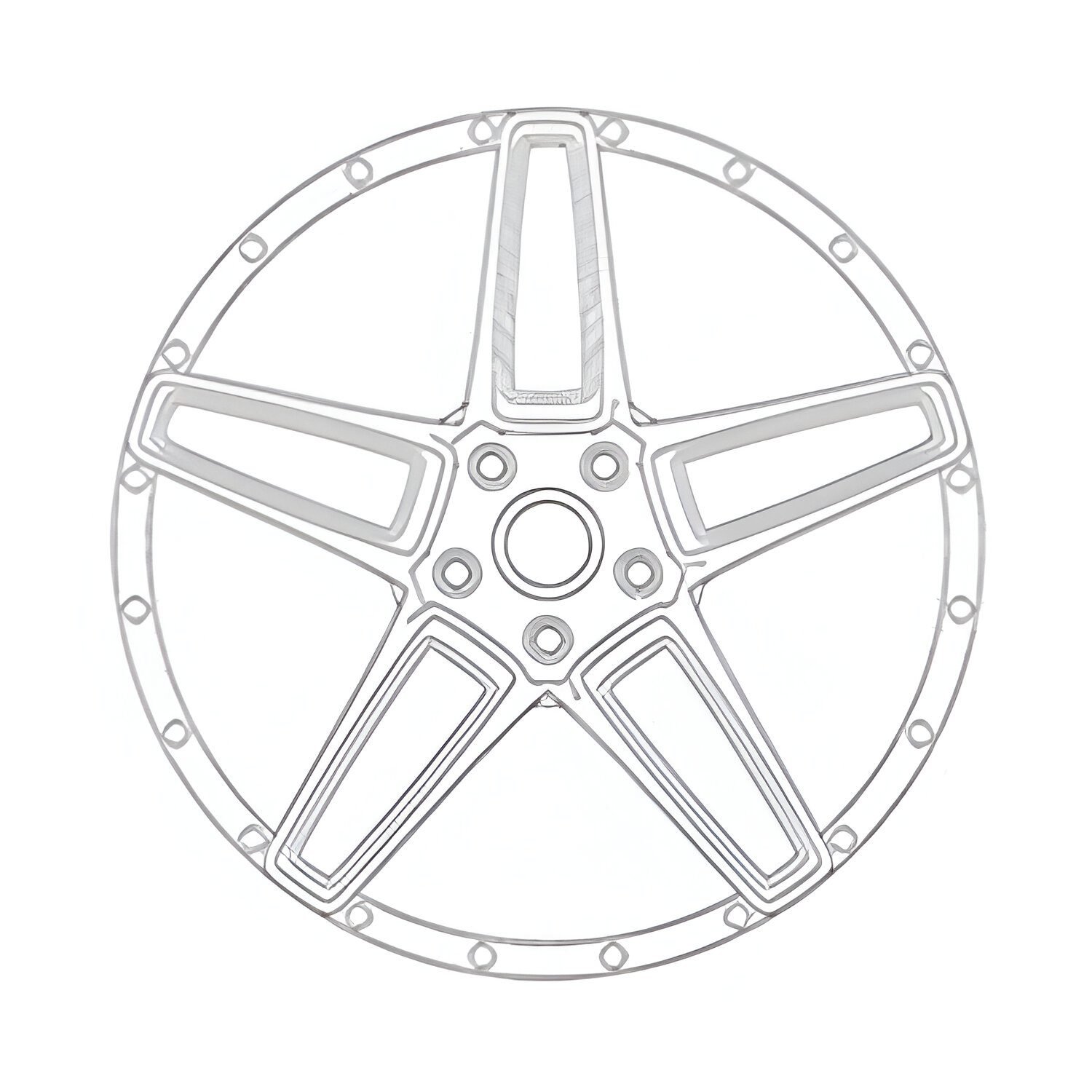 Avant Garde Custom Forged Series F535 Three-Piece Wheel