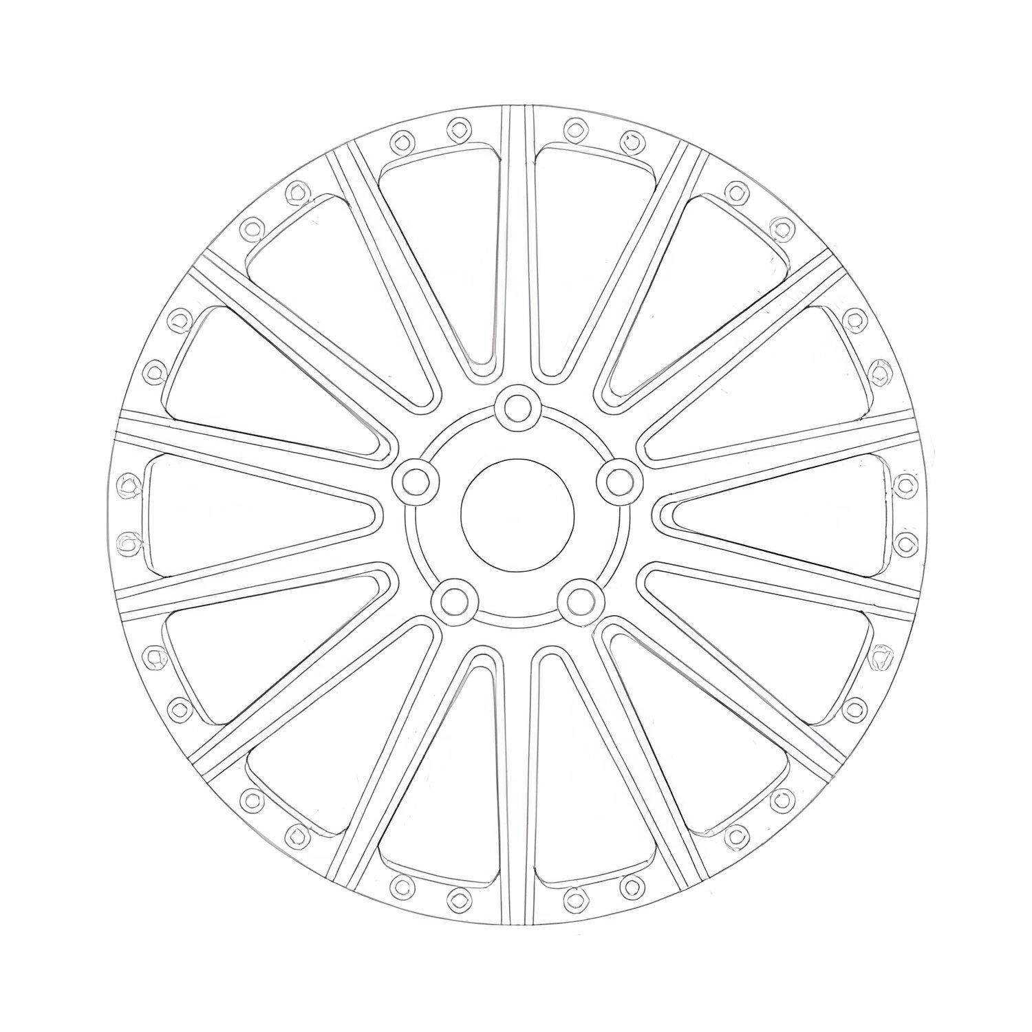 Avant Garde Custom Forged Series F550 Three-Piece Wheel