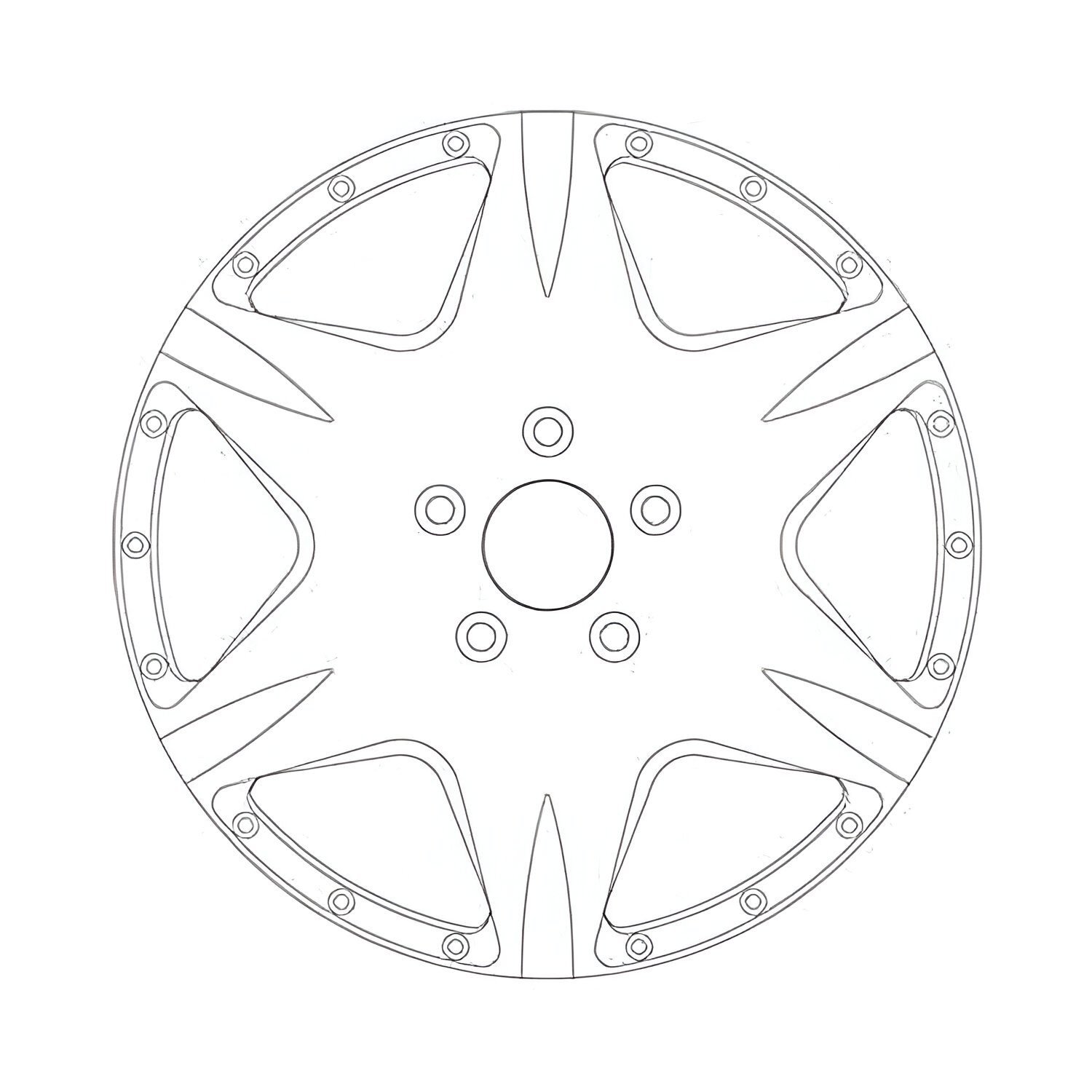 Avant Garde Custom Forged Series F560 Three-Piece Wheel
