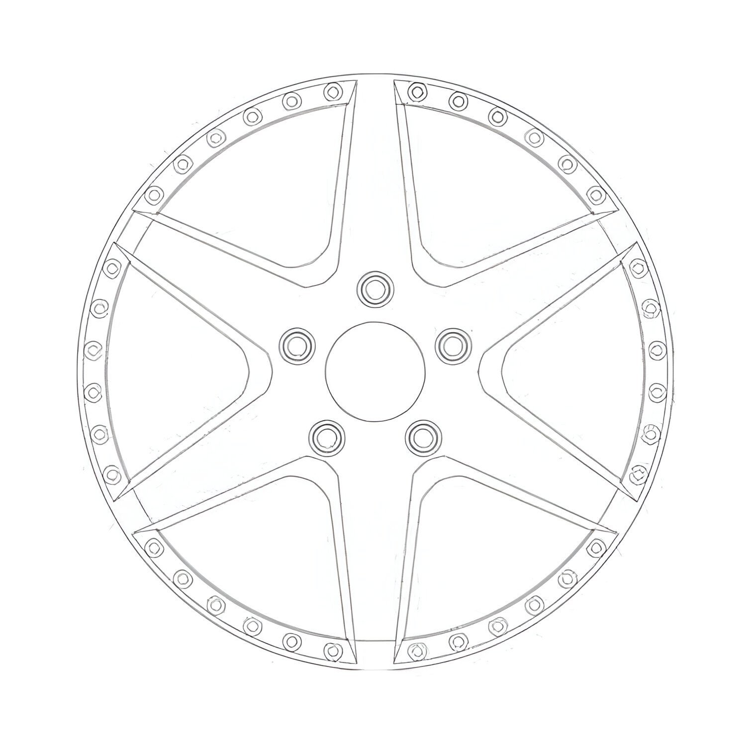 Avant Garde Custom Forged Series F561 Three-Piece Wheel