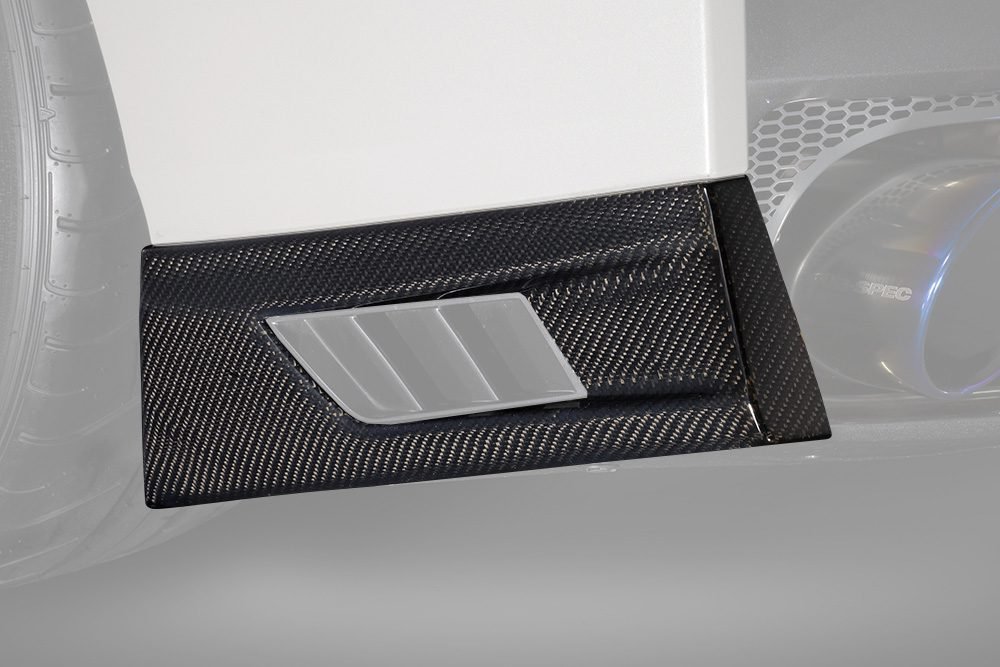 BLITZ AERO SPEED R-Concept Carbon Rear Mudguard Covers for R35-EBA Nissan GT-R