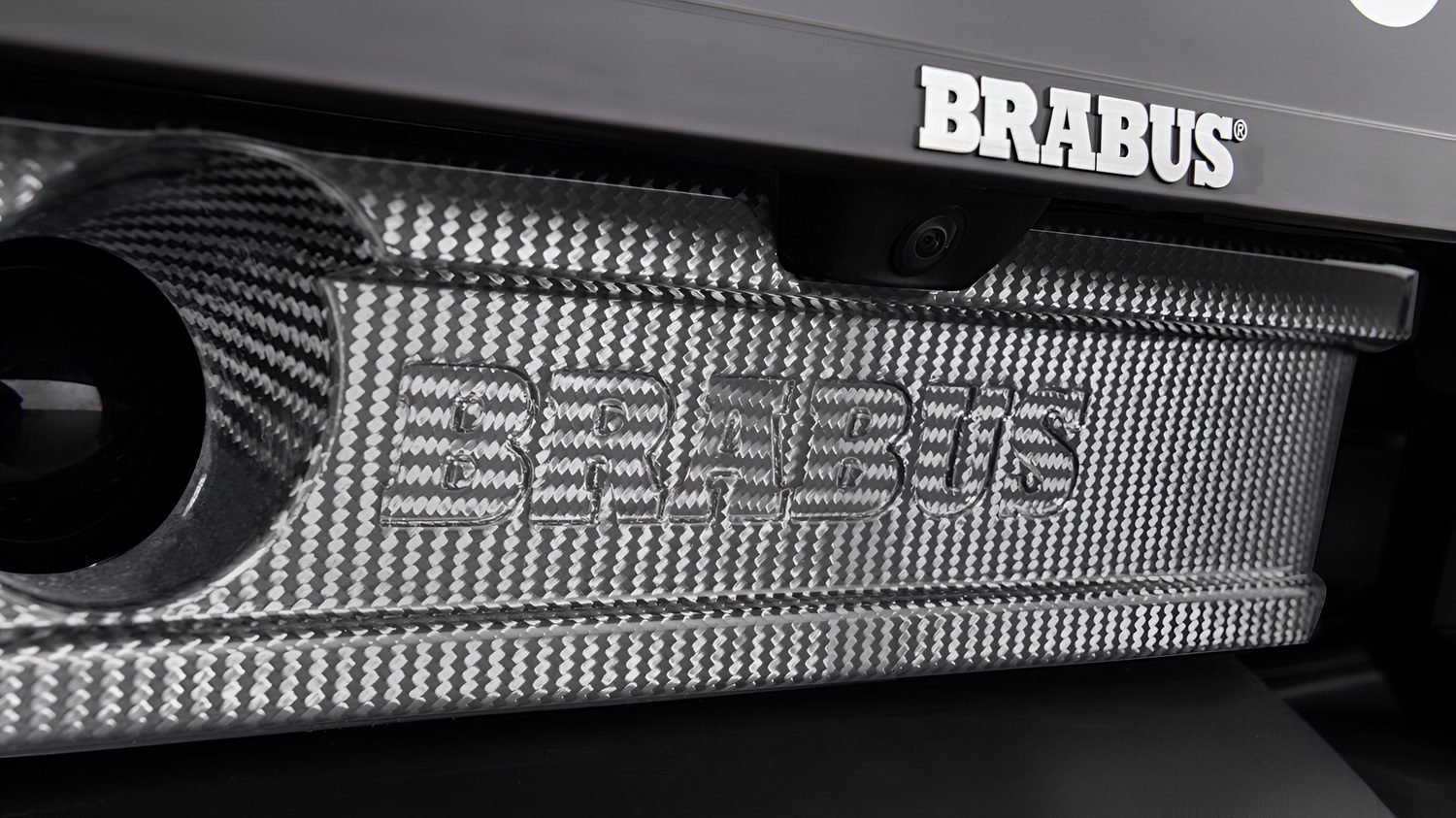 BRABUS Carbon Front Center Fascia Attachment for Porsche Taycan / Turbo / S