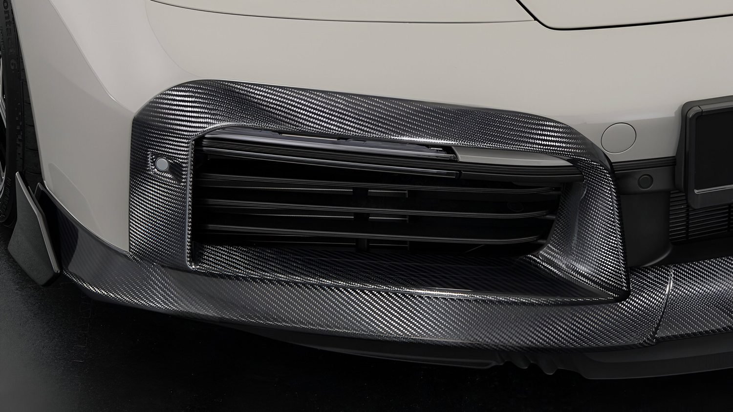BRABUS Carbon Front Fascia Inserts for 992 Porsche 911 Turbo / S