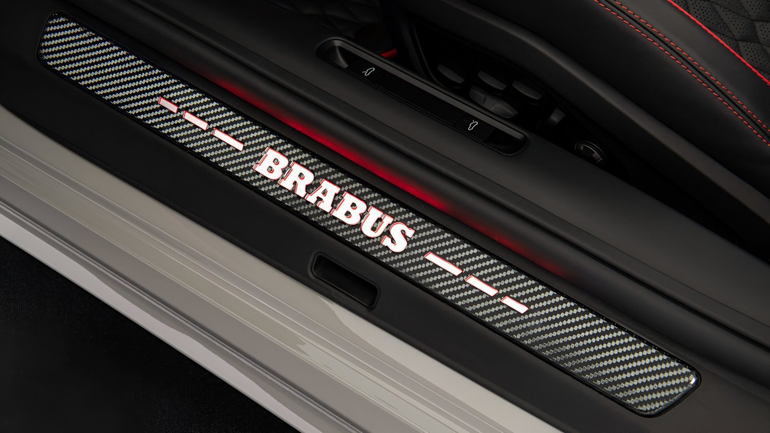 BRABUS Carbon Scuff Plates for 992 Porsche 911 Turbo / S