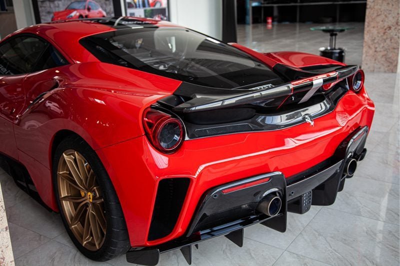 Capristo Carbon Fiber Rear Bumper for Ferrari 488 Pista