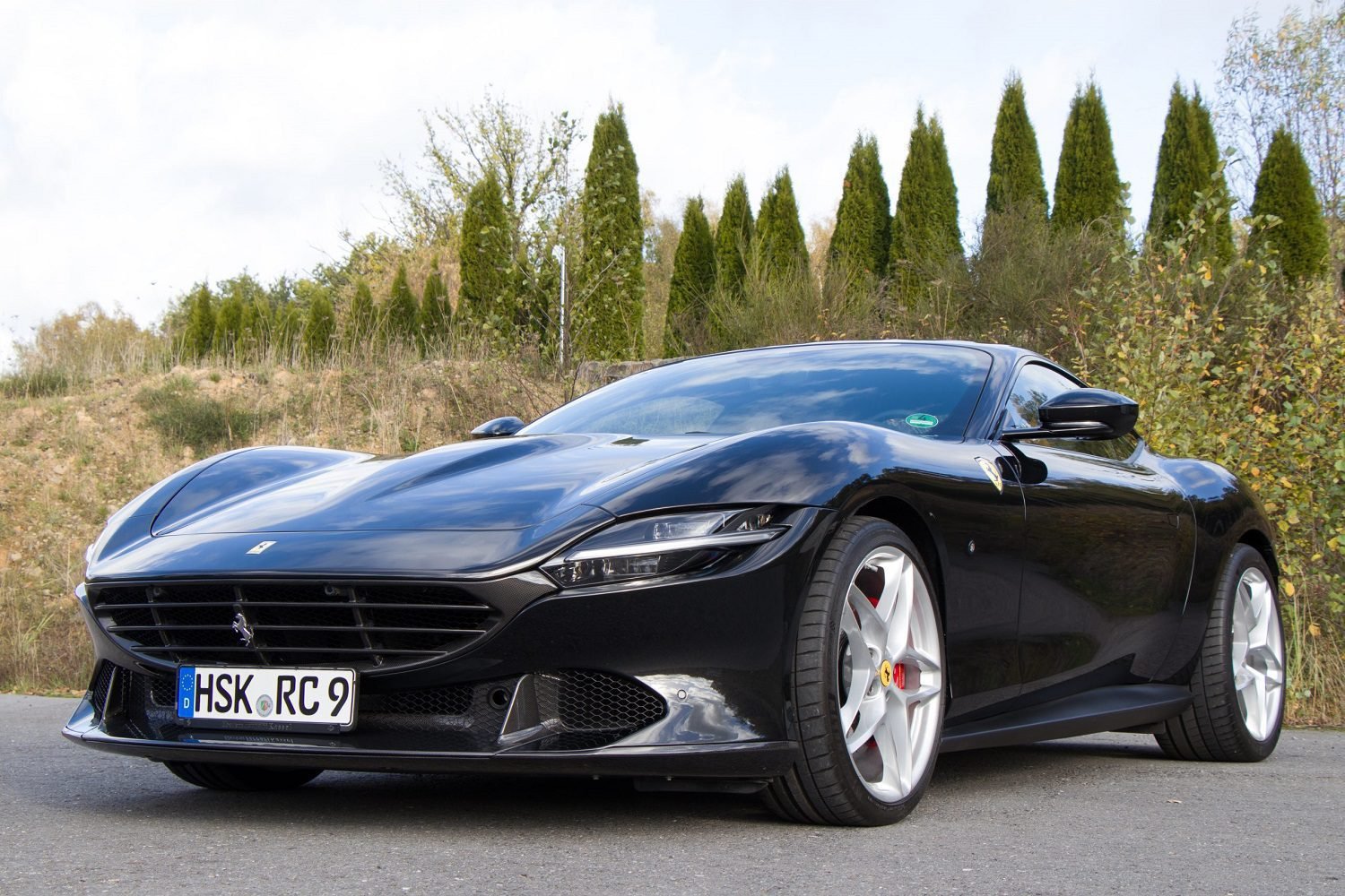 Capristo Carbon Front Bumper for Ferrari Roma