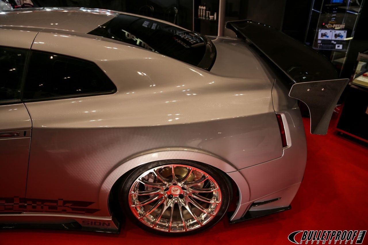 Do Luck Rear Wide Fender Set (+25mm) with Rear Bumper Side Panels for 2009-19 Nissan GT-R [R35]