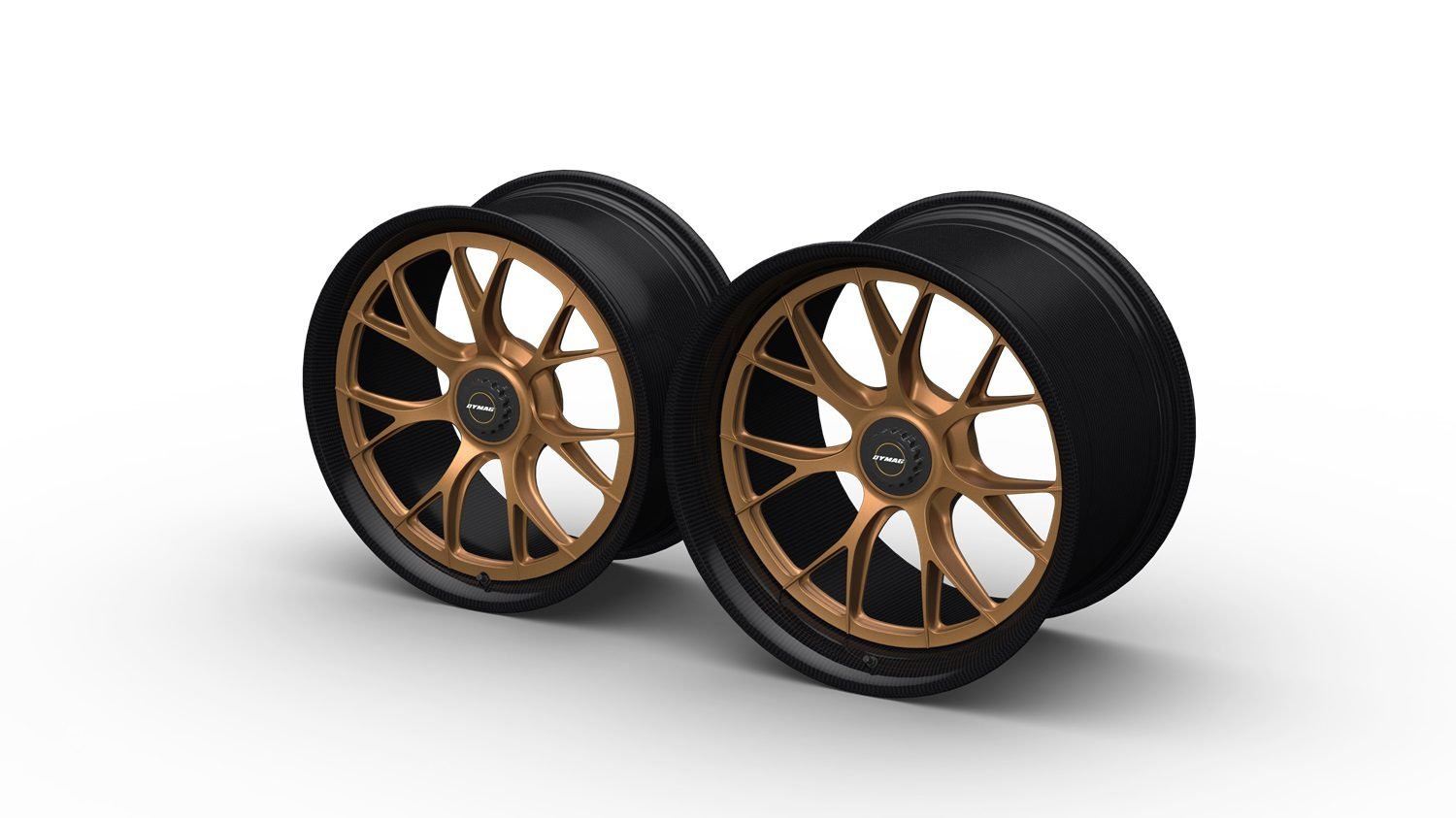 DYMAG HALO-X Carbon Hybrid Wheel Set for 992.1 Porsche 911 GT3 RS