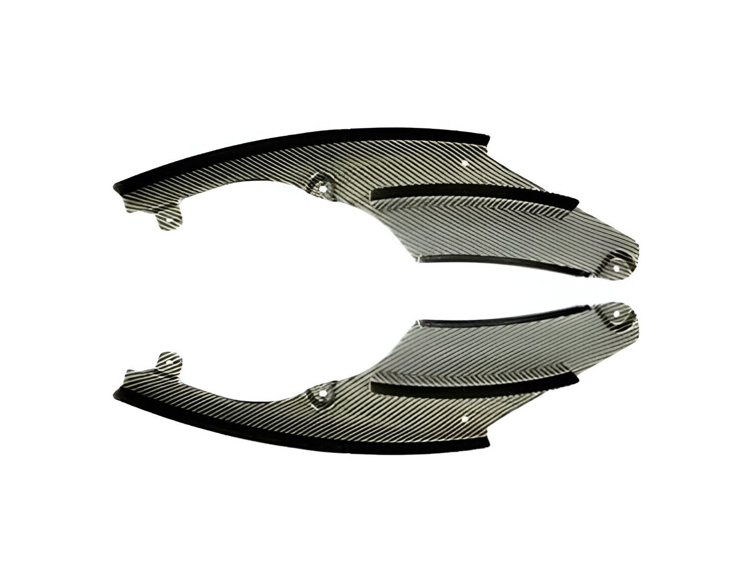 E-Motion Front Underbody Strakes for 991 Porsche 911, GT2 RS, GT3 and GT3 RS | 981 / 982 Boxster & Cayman