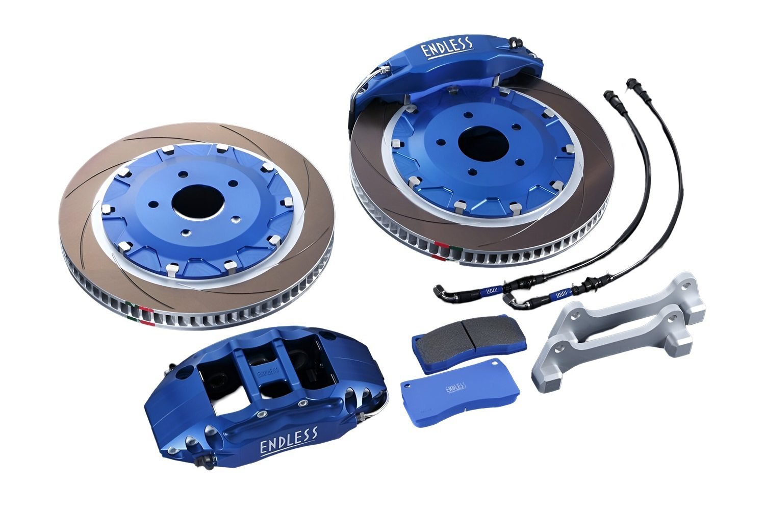 Endless 6POT Compact Mini Wagon Front Performance Brake System w/ 2PC Rotors for E51 Nissan Elgrand