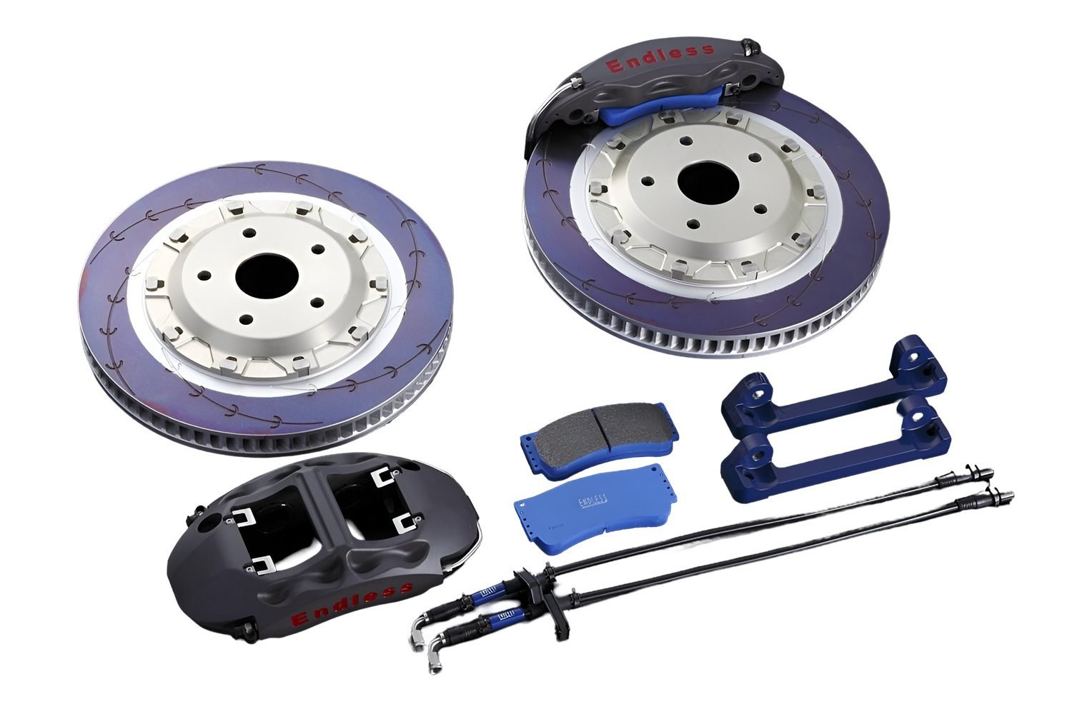 Endless Racing MONO4 / Racing MONO4R Front & Rear Performance Brake System with 2PC Rotors for Mitsubishi Lancer Evolution VII / VIII / IX