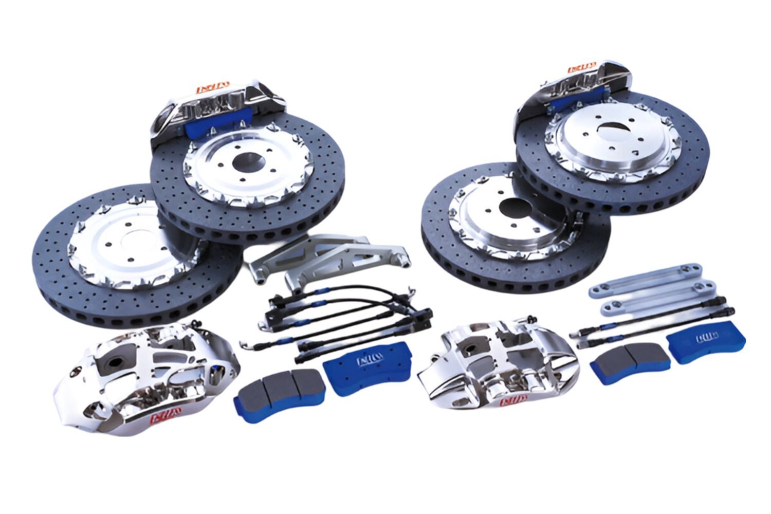 Endless Racing MONO6 GT CMC / Racing MONO4 GT CMC Front & Rear Performance Brake System with 2PC Rotors for URZ100 Lexus LC500