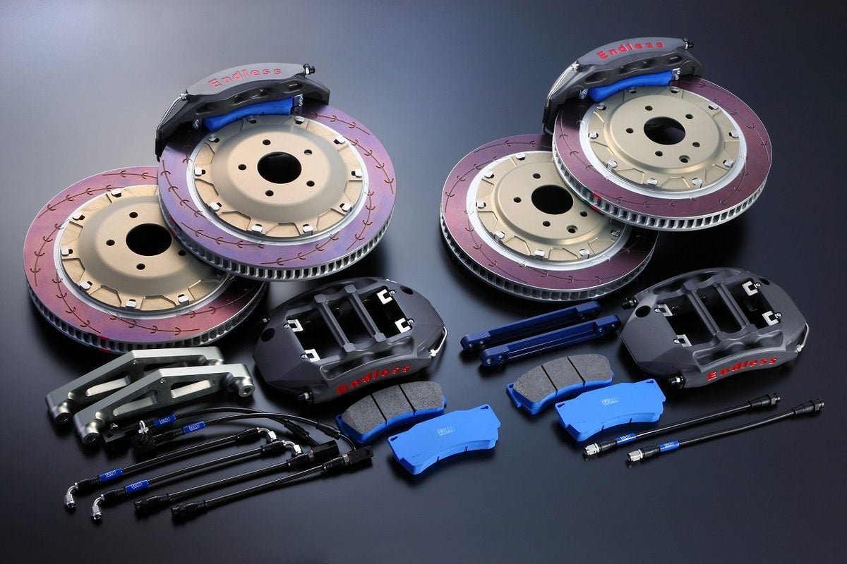 Endless Racing MONO6 GT / Racing 4 Front & Rear Performance Brake System for BR9 Subaru Legacy Wagon
