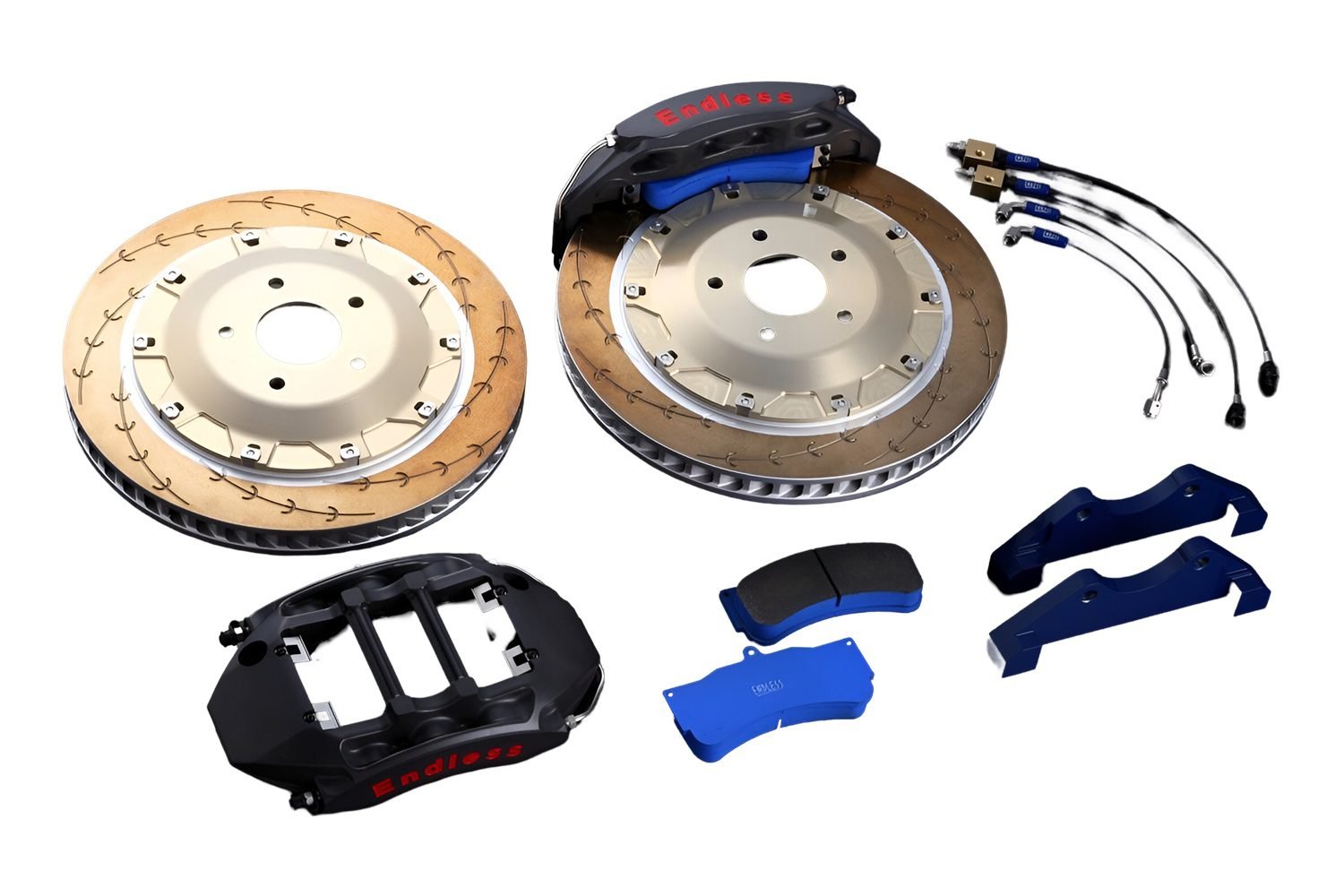 Endless Racing MONO6R Rear Performance Brake System w/ 3PC Rotors for E90 & E92 BMW M3
