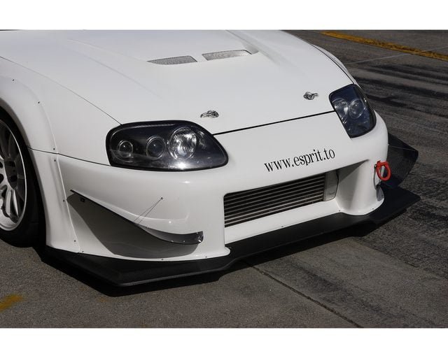 Esprit Front Racing Bumper and Dry Carbon Diffuser Set for 1993-2002 Toyota Supra [JZA80]
