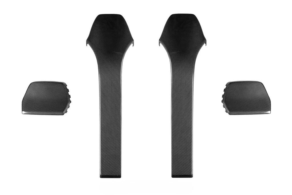 Eventuri Black Carbon Seat Back Cover Set for F80 BMW M3 & F82 BMW M4 [EVE-F8XM-CF-SBC]