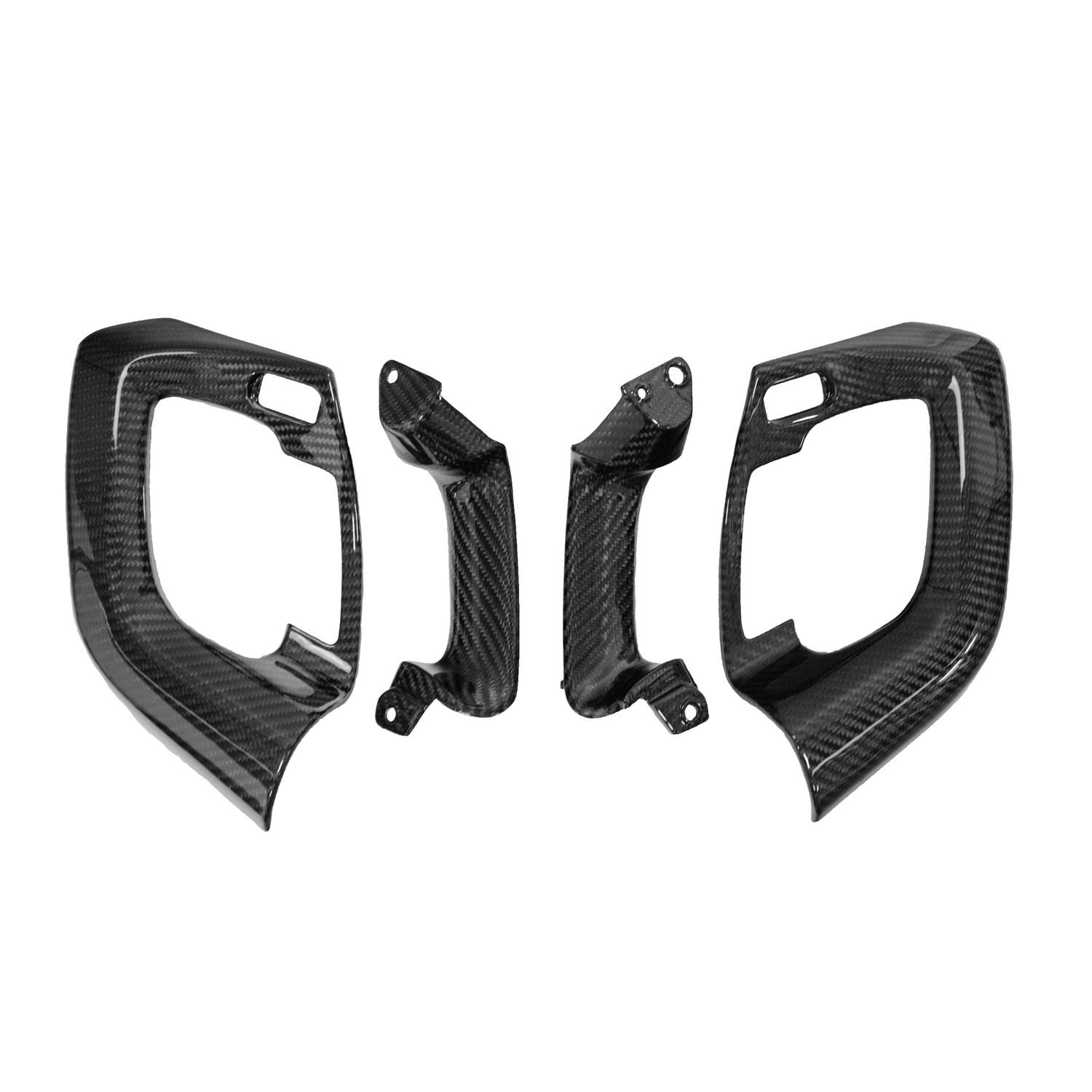 Exotic Car Gear Carbon Door Grab Handle Trim for LP550-4 / LP560-4 / LP570-4 Lamborghini Gallardo (facelift) [ECG-LAM-GAIDHT]