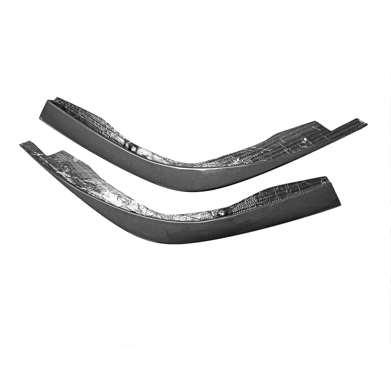 Exotic Car Gear Carbon Front Bumper Splitters for Ferrari F8 Tributo / Spider [ECG-FER-F8FBS]