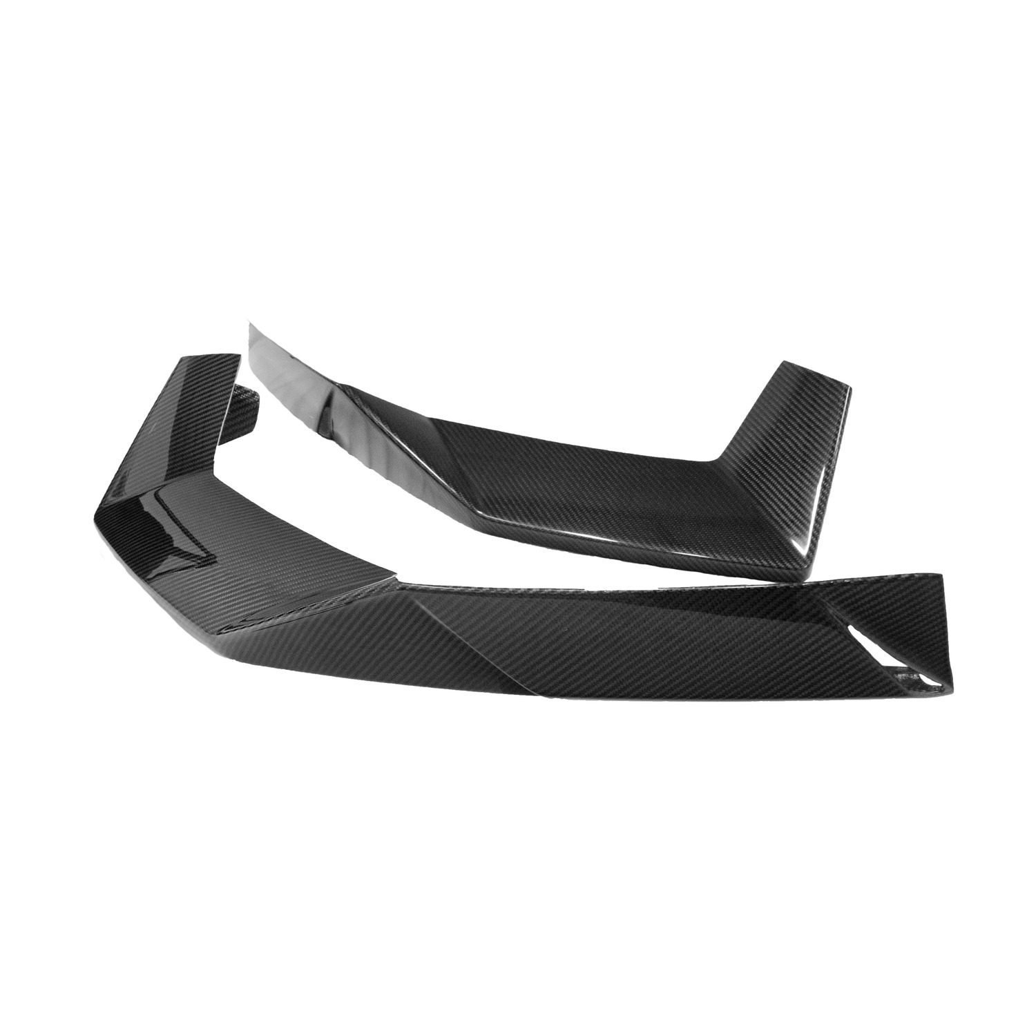 Exotic Car Gear Carbon Front Bumper Splitters for LP700-4 Lamborghini Aventador