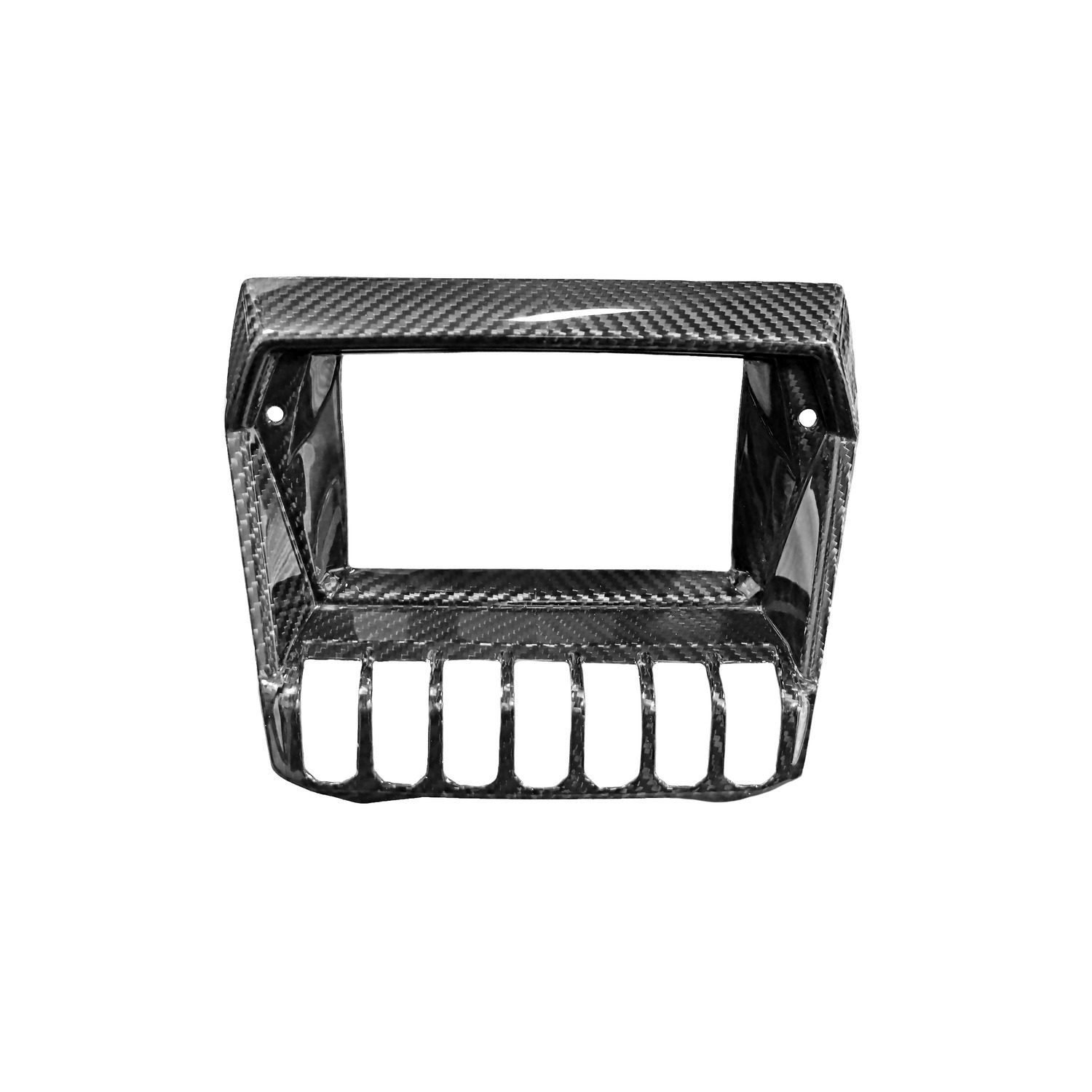 Exotic Car Gear Carbon Navigation Trim and Lower Switch Trim for LP7XX-4 Lamborghini Aventador / S / SV / SVJ