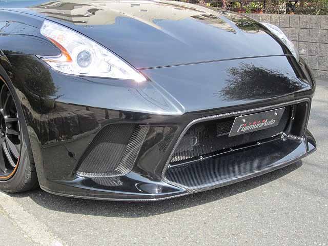 Fujimura Rocket Dancer Carbon Front Bumper Spoiler for 2009-19 Nissan 370Z [Z34]