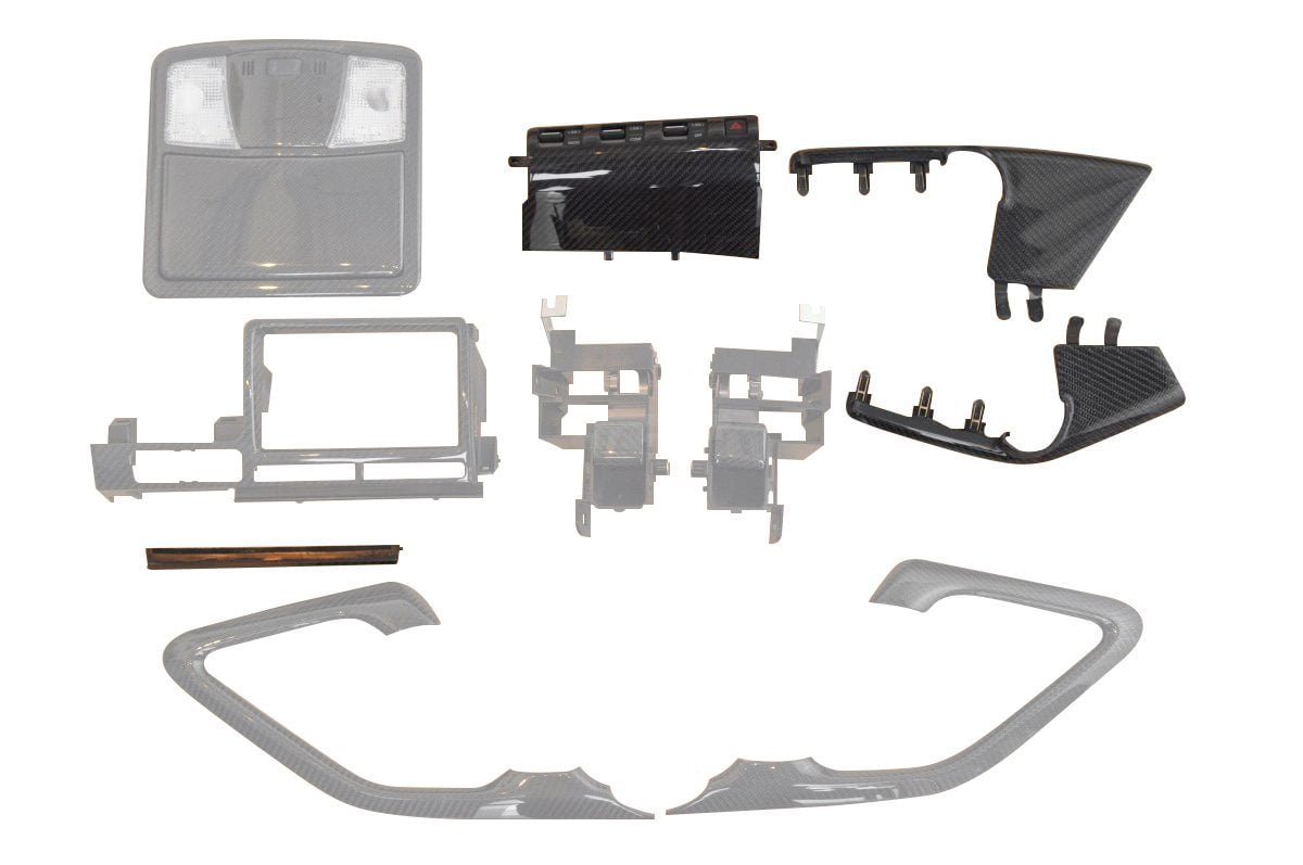 GT-RR Carbon Fiber Center Console Set (4pc) for 2009-16 Nissan GT-R [R35]