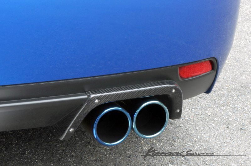 Kansai Service Carbon Rear Bumper Protector for 2007-14 Subaru WRX [GRB] KAF043