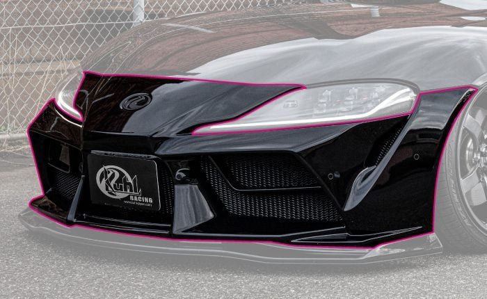 KUHL Ver.2 90R-GT Front Bumper for A90 / A91 Toyota GR Supra