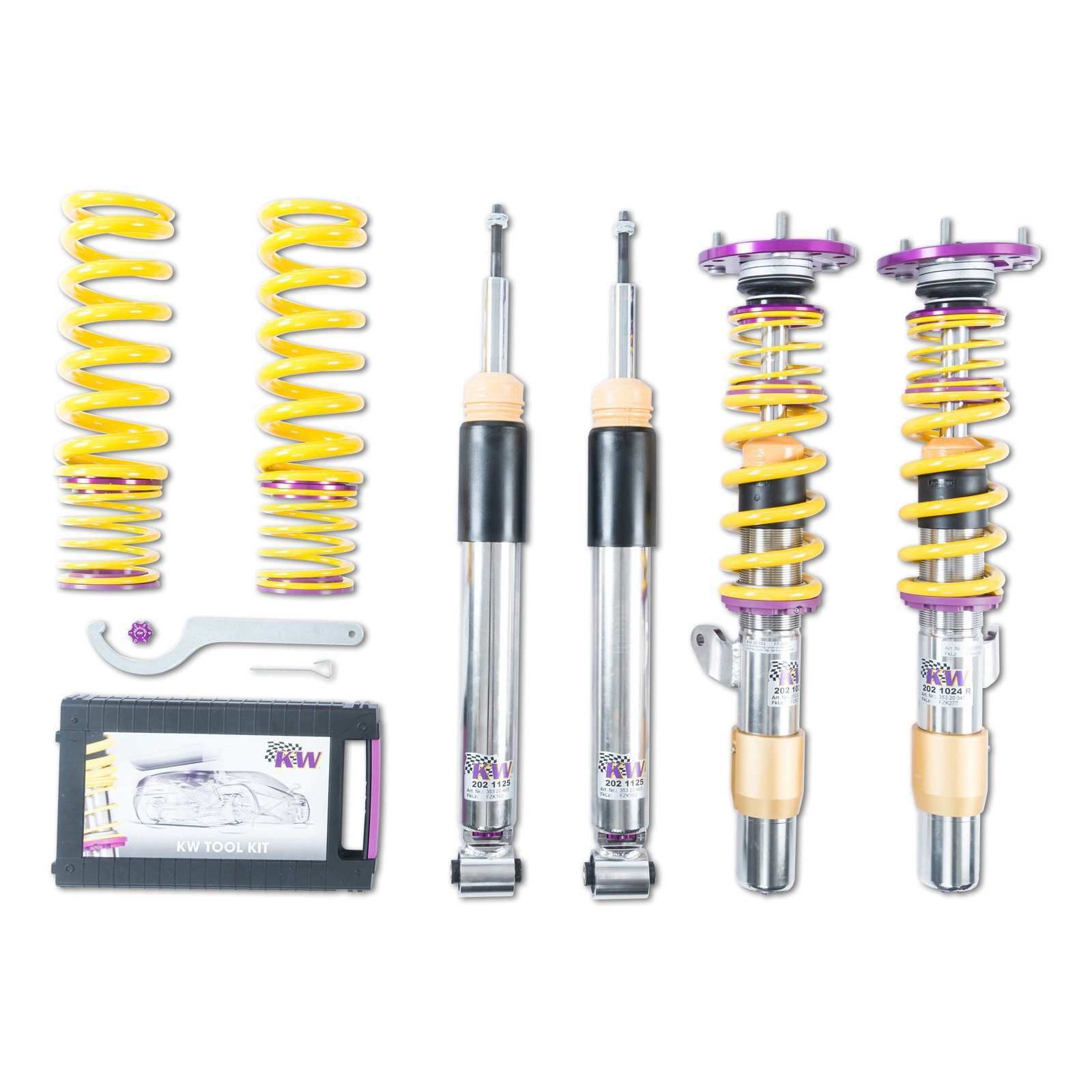 KW V3 Clubsport Coilover Kit for E82 BMW 1 Series M Coupe and E90 / E92 BMW M3 w/o EDC