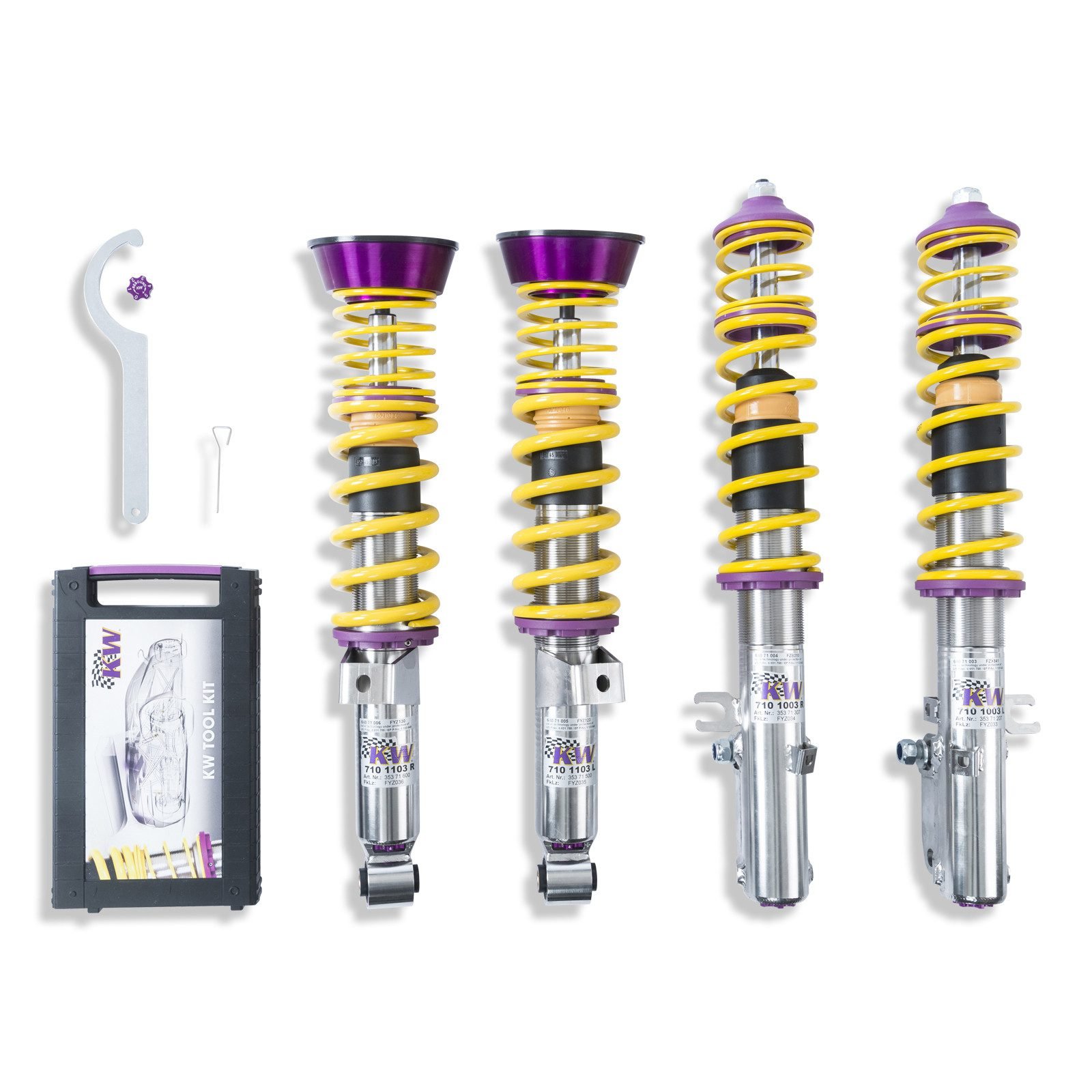 KW V3 Coilover Kit for 993 Porsche 911 Carrera 4 / 4S / Turbo