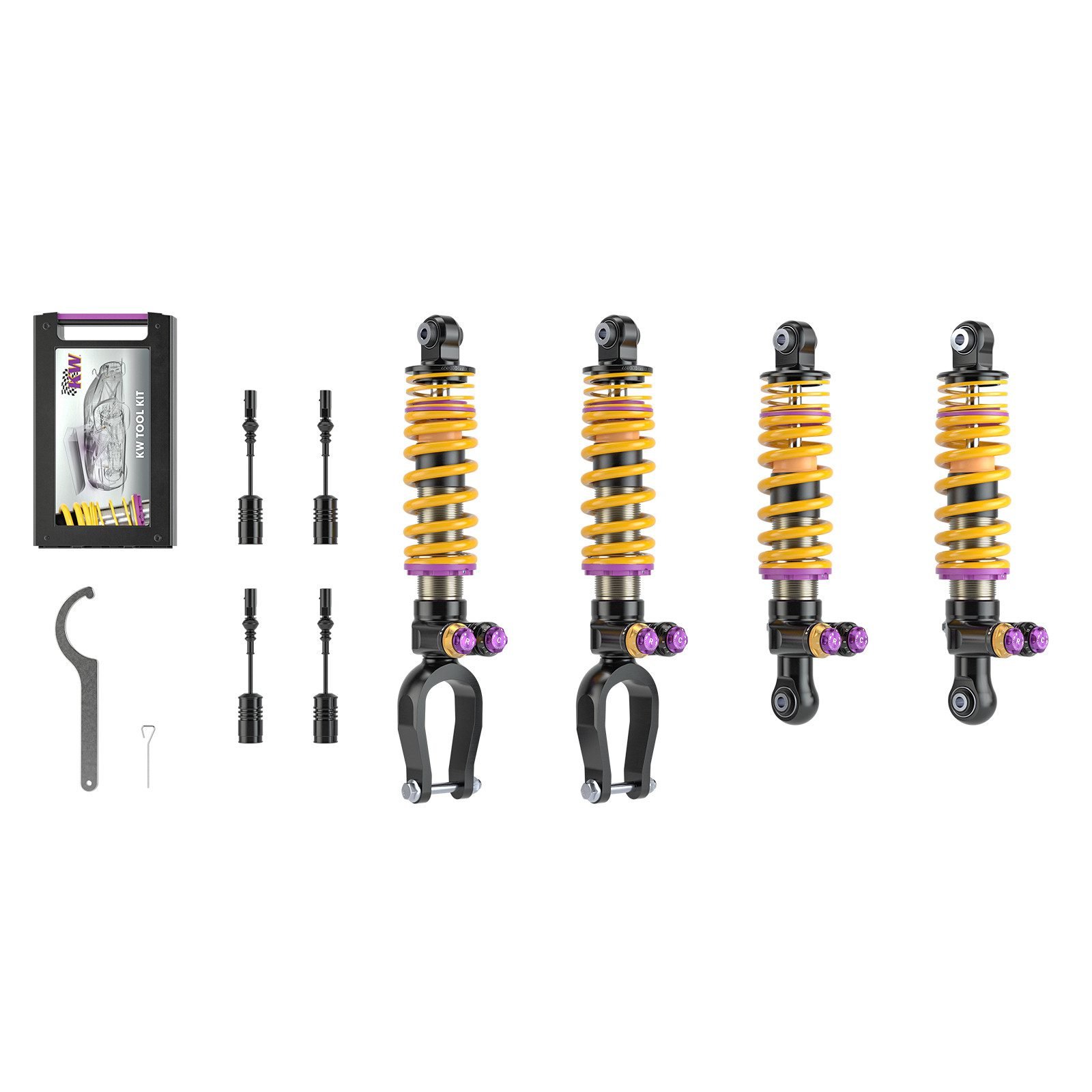 KW V5 Coilover Kit w/ Nose Lift and Standard Dampers for LP580 & LP610 Lamborghini Huracan