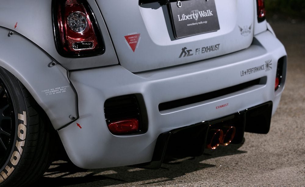 Liberty Walk lb★nation Rear Bumper for R56 Mini Cooper
