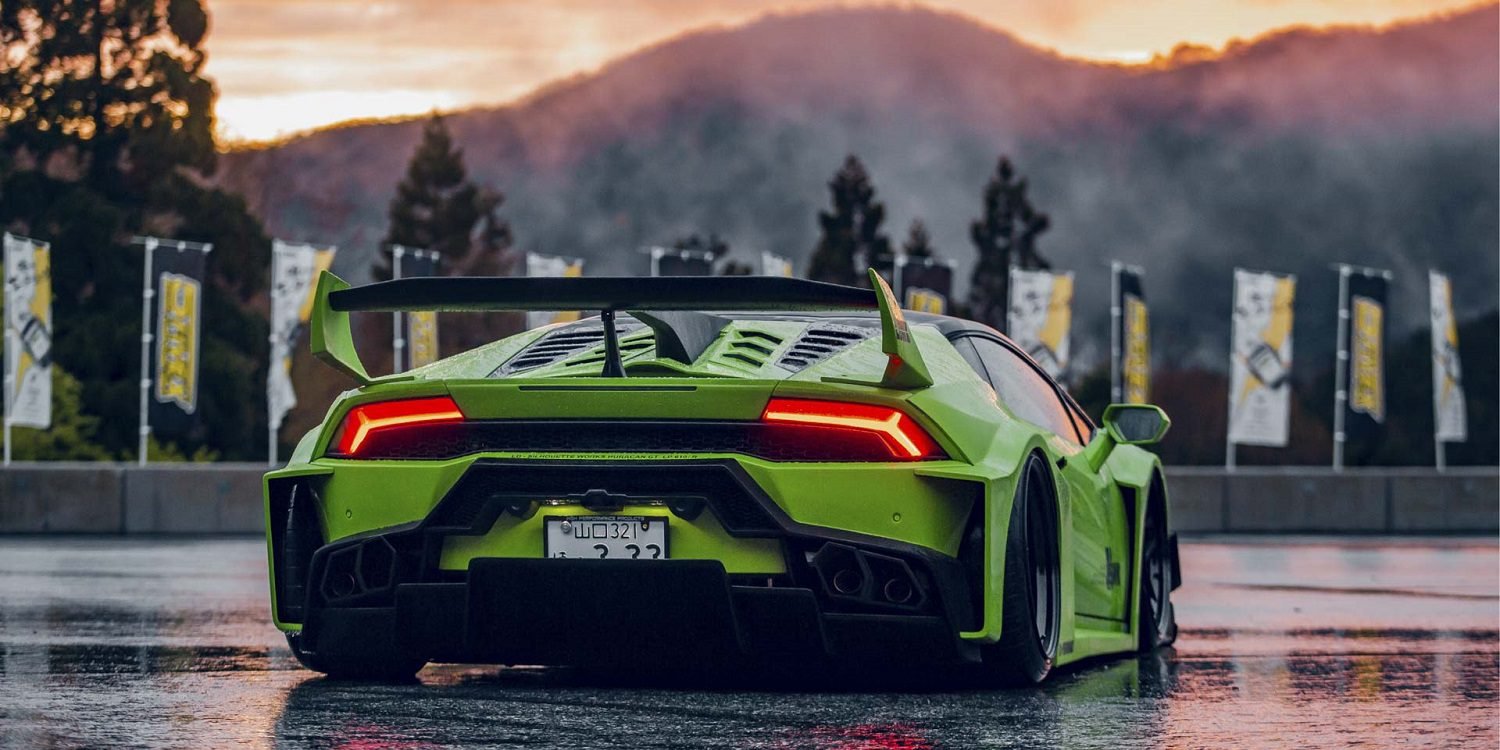 Liberty Walk LB-Silhouette WORKS GT Rear Bumper for LP610-4 Lamborghini Huracán