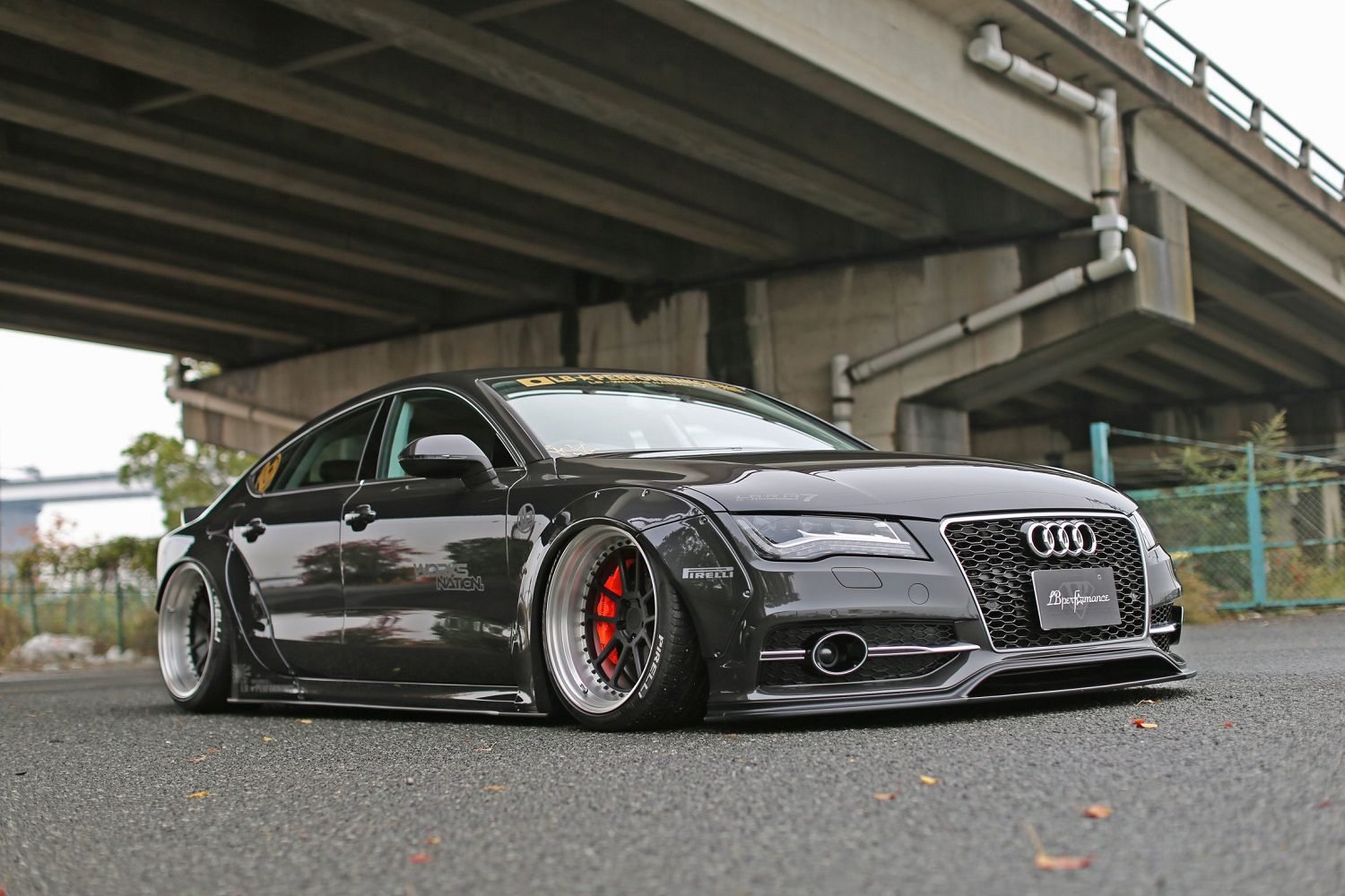 Liberty Walk LB-WORKS Front Bumper for 4G8 Audi A7 & S7