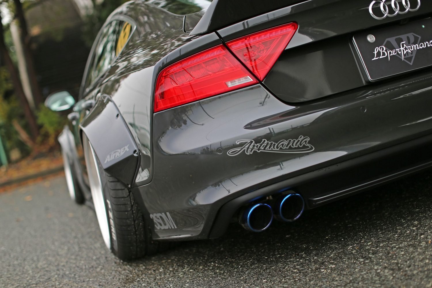 Liberty Walk LB-WORKS Rear Bumper for 4G8 Audi A7 & S7