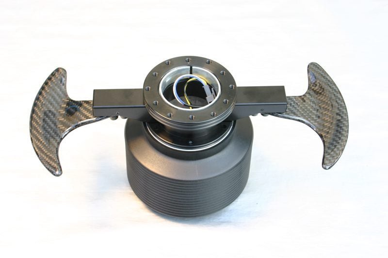 MCR Paddle Shift Kit (Carbon Fiber) with Steering Hub for 2009-16 Nissan GT-R [R35] RC-35001