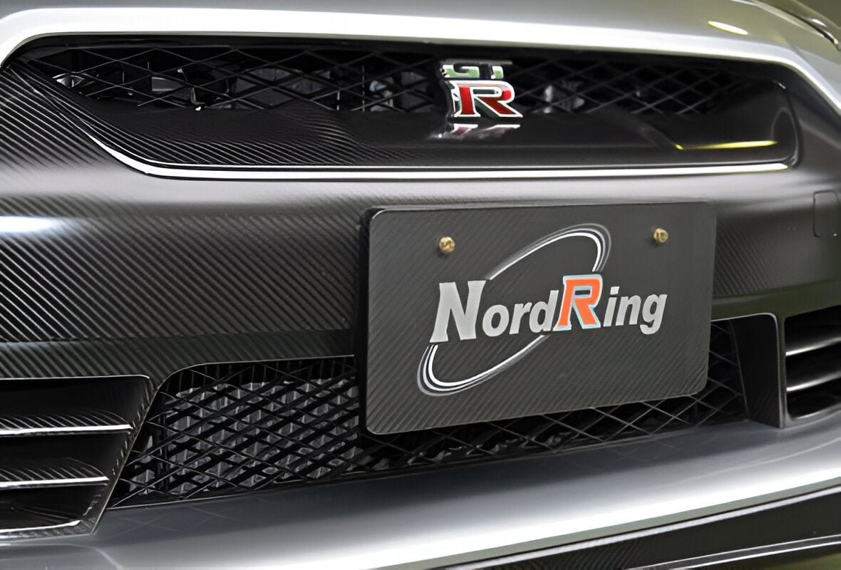 NordRing Carbon Front Bumper Mask Cover for CBA-R35 Nissan GT-R