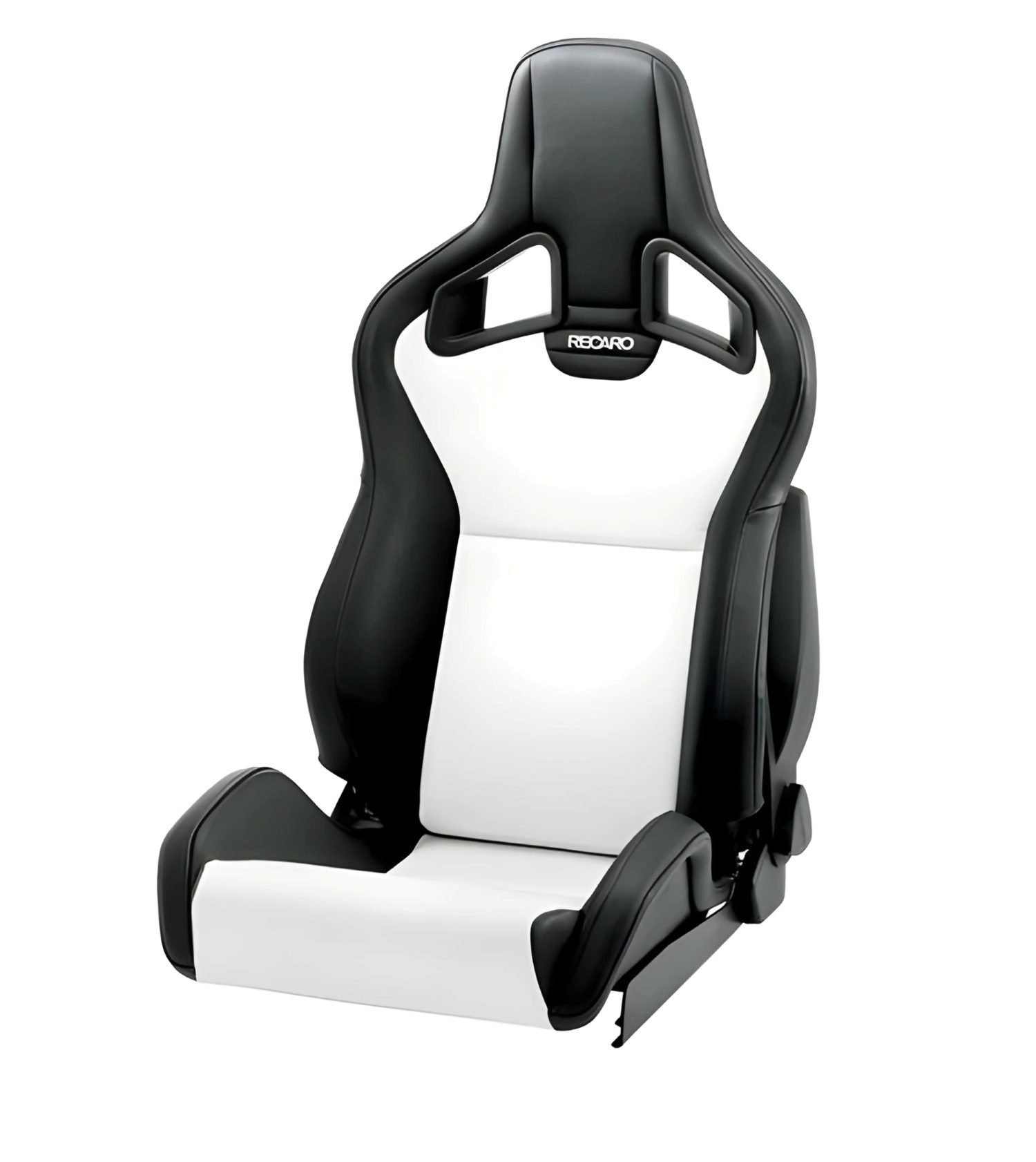 RECARO Dynamic Series Sportster CS Passenger Seat in Black Vinyl / Suede Grey [410.200.3166]