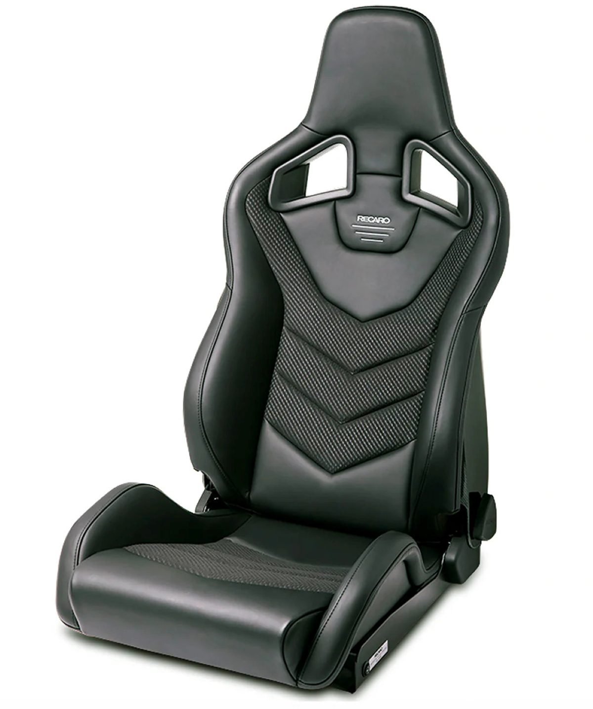 RECARO Dynamic Series Sportster GT Passenger Seat in Black Leather / Carbon Weave [410.2GT.3167]